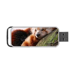 Red Panda Portable Usb Flash (one Side)