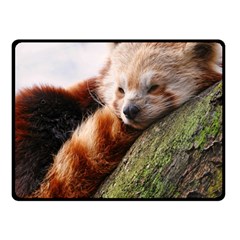 Red Panda Double Sided Fleece Blanket (small) 