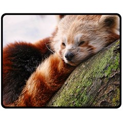 Red Panda Double Sided Fleece Blanket (medium) 