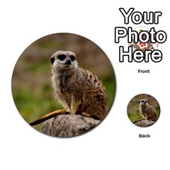 Meerkat Multi-purpose Cards (round)  by trendistuff