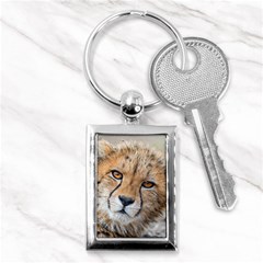 Leopard Laying Down Key Chains (rectangle)  by trendistuff