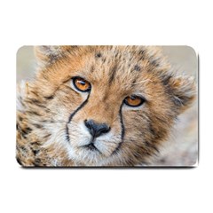 Leopard Laying Down Small Doormat  by trendistuff