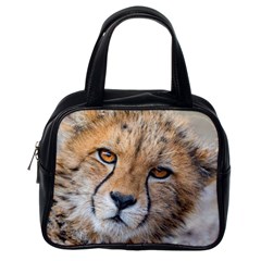 Leopard Laying Down Classic Handbags (one Side) by trendistuff