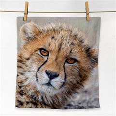 Leopard Laying Down Face Towel by trendistuff