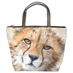 Leopard Laying Down Bucket Bags by trendistuff