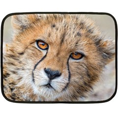 Leopard Laying Down Fleece Blanket (mini)