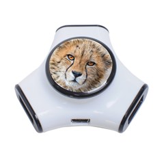 Leopard Laying Down 3-port Usb Hub by trendistuff