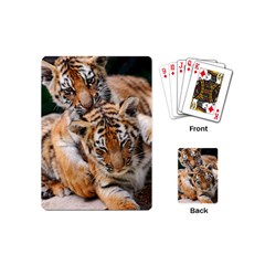 Baby Tigers Playing Cards (mini)  by trendistuff