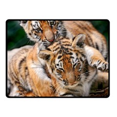 Baby Tigers Double Sided Fleece Blanket (small) 