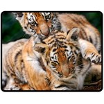 BABY TIGERS Double Sided Fleece Blanket (Medium)  58.8 x47.4  Blanket Front