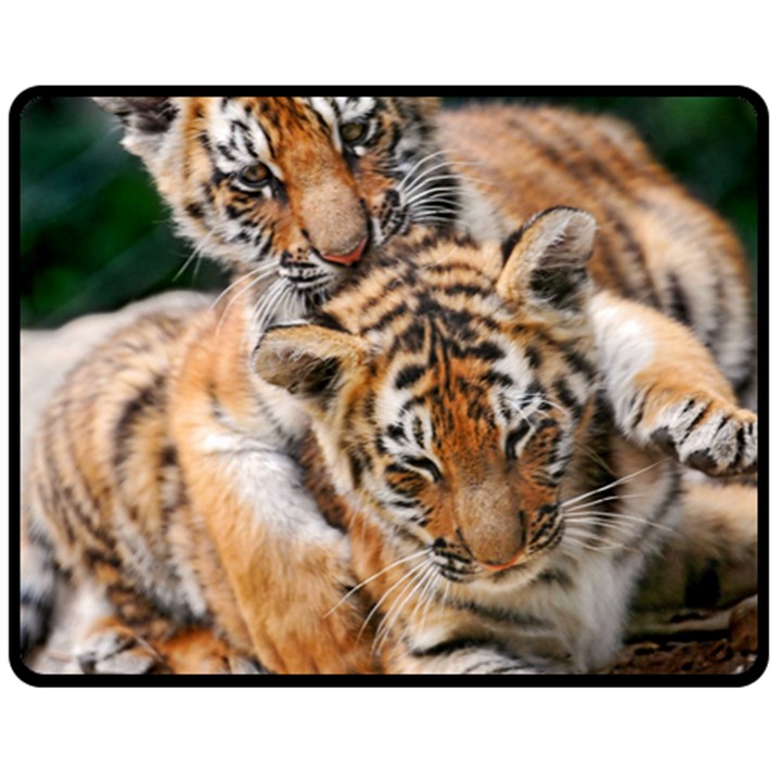 BABY TIGERS Double Sided Fleece Blanket (Medium) 