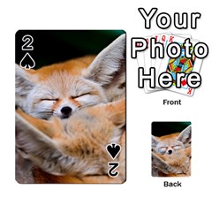 Baby Fox Sleeping Playing Cards 54 Designs 