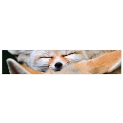 Baby Fox Sleeping Flano Scarf (small)  by trendistuff