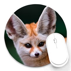 Baby Fox Round Mousepads by trendistuff