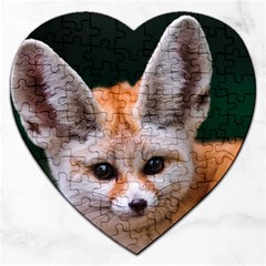 Baby Fox Jigsaw Puzzle (heart) by trendistuff