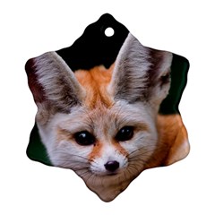 Baby Fox Ornament (snowflake) 