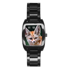 Baby Fox Stainless Steel Barrel Watch by trendistuff