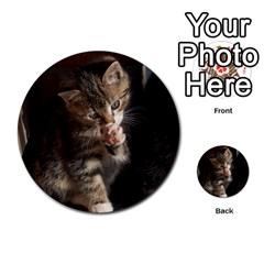 Talk To The Paw Multi-purpose Cards (round)  by trendistuff