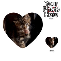 Talk To The Paw Multi-purpose Cards (heart)  by trendistuff