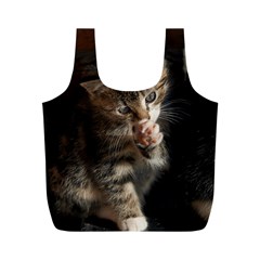 Talk To The Paw Full Print Recycle Bags (m)  by trendistuff