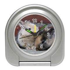 Small Baby Rabbits Travel Alarm Clocks by trendistuff