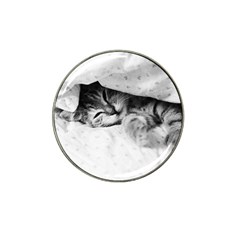 Sleepy Kitty Hat Clip Ball Marker by trendistuff