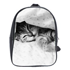 Sleepy Kitty School Bags(large)  by trendistuff