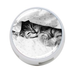 Sleepy Kitty 4-port Usb Hub (two Sides)  by trendistuff