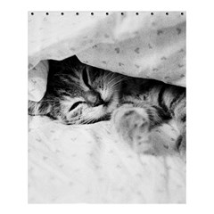 Sleepy Kitty Shower Curtain 60  X 72  (medium)  by trendistuff