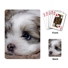 Sad Puppy Playing Card by trendistuff