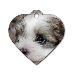 Sad Puppy Dog Tag Heart (one Side) by trendistuff