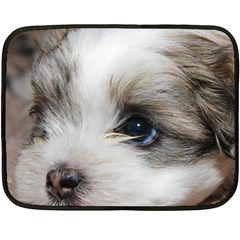 Sad Puppy Fleece Blanket (mini)