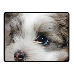 Sad Puppy Fleece Blanket (small)