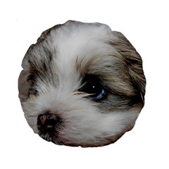 Sad Puppy Standard 15  Premium Round Cushions by trendistuff