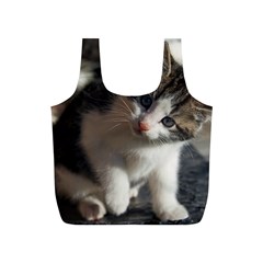 Questioning Kitty Full Print Recycle Bags (s)  by trendistuff