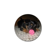 PUPPY WITH A CHEW TOY Golf Ball Marker (4 pack)