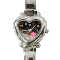 PUPPY WITH A CHEW TOY Heart Italian Charm Watch