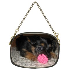 Puppy With A Chew Toy Chain Purses (two Sides)  by trendistuff