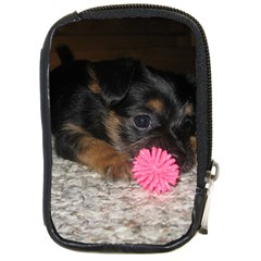 PUPPY WITH A CHEW TOY Compact Camera Cases