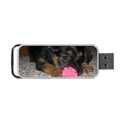 Puppy With A Chew Toy Portable Usb Flash (one Side)