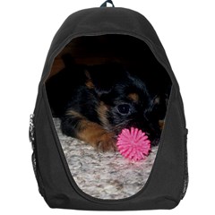 Puppy With A Chew Toy Backpack Bag by trendistuff