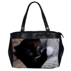 Pretty Blue-eyed Kitty Office Handbags by trendistuff