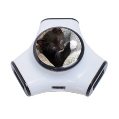 Pretty Blue-eyed Kitty 3-port Usb Hub by trendistuff