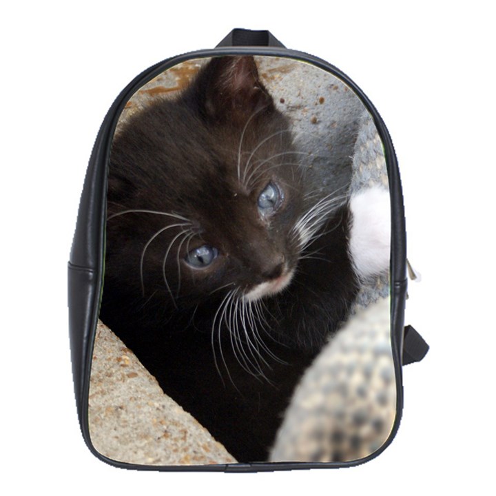 PRETTY BLUE-EYED KITTY School Bags (XL) 