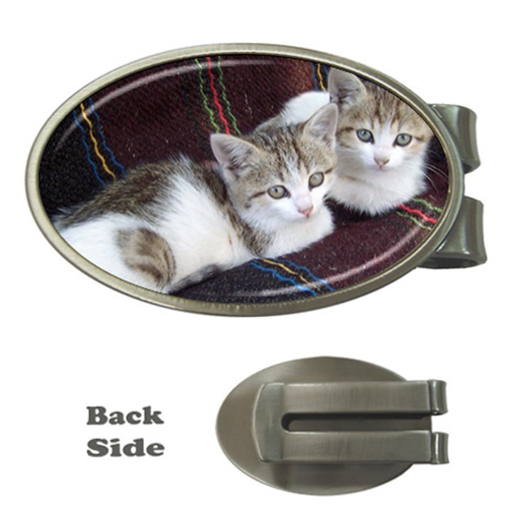 KITTY TWINS Money Clips (Oval) 