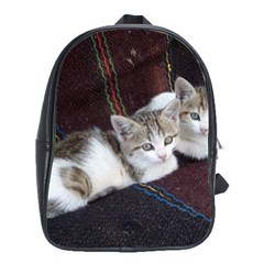 Kitty Twins School Bags(large)  by trendistuff