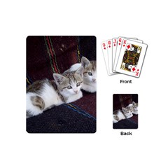 Kitty Twins Playing Cards (mini)  by trendistuff