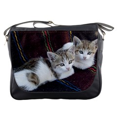 Kitty Twins Messenger Bags by trendistuff