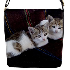 Kitty Twins Flap Messenger Bag (s) by trendistuff