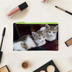 Kitty Twins Cosmetic Bag (xs) by trendistuff